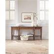 Beaumont Lane 2-Drawer Traditional Wood Console Table with Shelf in Brown