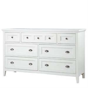 Beaumont Lane Traditional Soft White 7 Drawer Dresser
