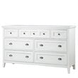 Beaumont Lane Traditional Soft White 7 Drawer Dresser