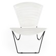 Beaumont Lane Iron & Leather Accent Chair in White