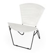 Beaumont Lane Iron & Leather Accent Chair in White