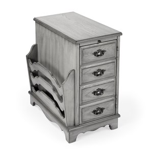 Beaumont Lane Gray Magazine Table in Gray