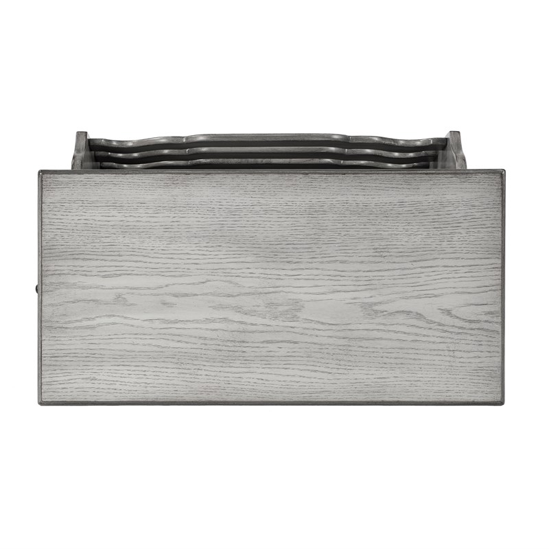 Beaumont Lane Gray Magazine Table in Gray