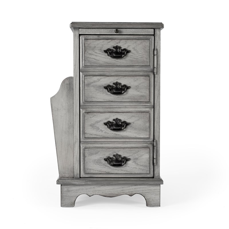 Beaumont Lane Gray Magazine Table in Gray