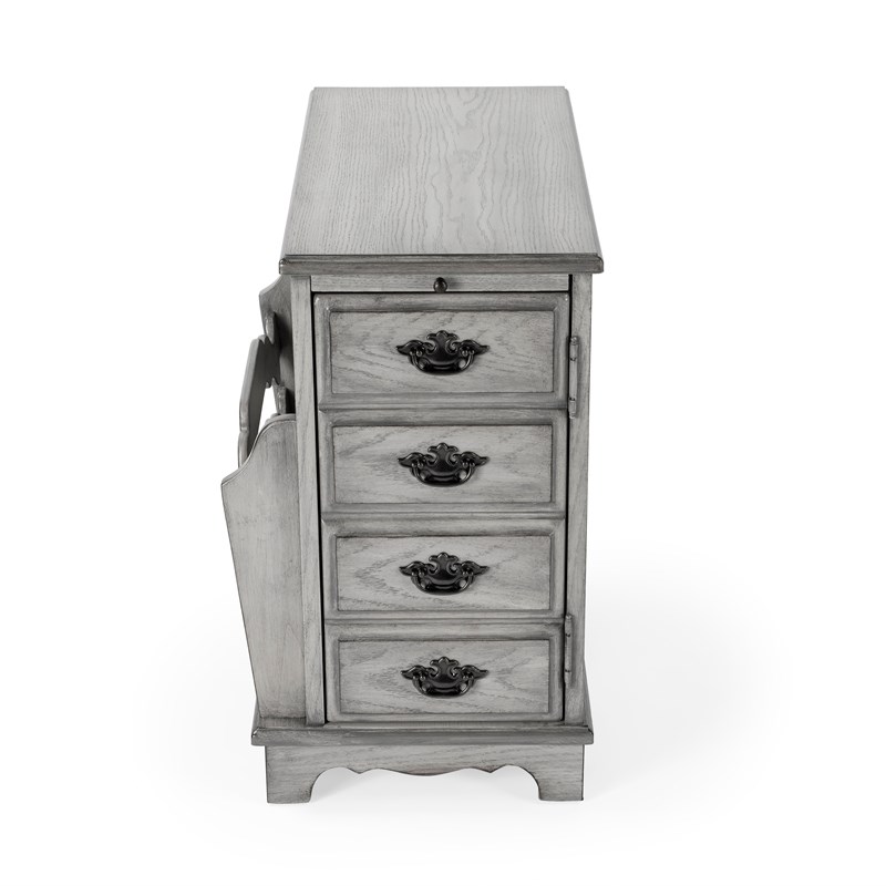 Beaumont Lane Gray Magazine Table in Gray