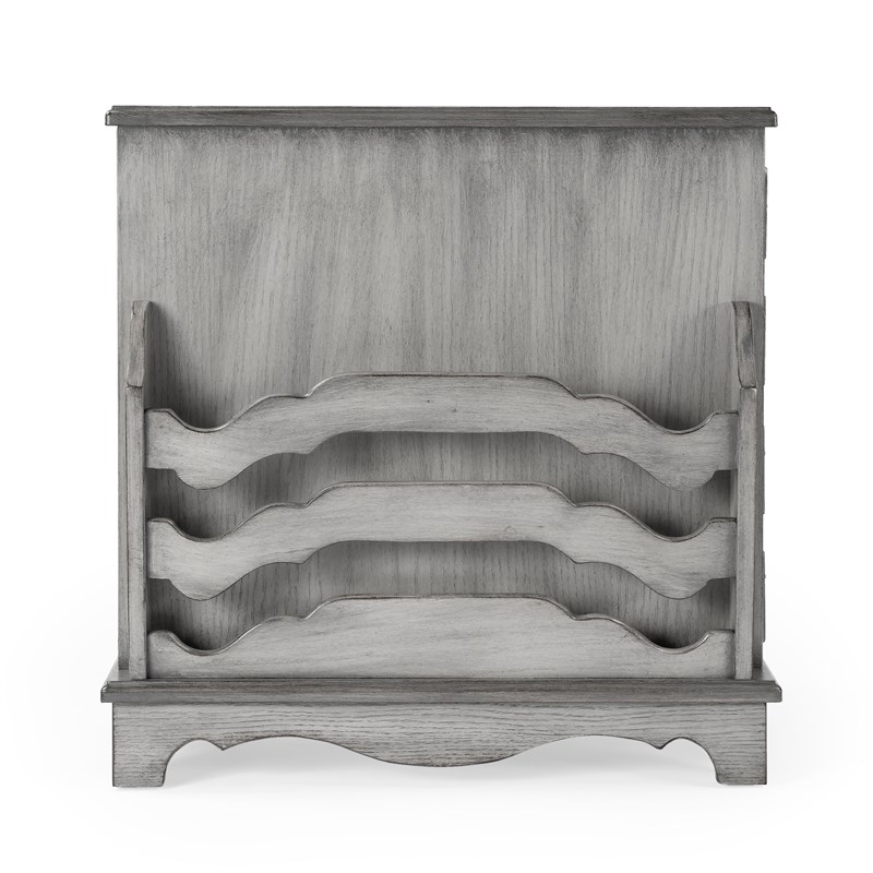 Beaumont Lane Gray Magazine Table in Gray