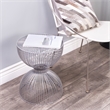 Beaumont Lane Silver Metal End Table
