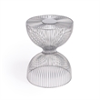 Beaumont Lane Silver Metal End Table