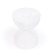 Beaumont Lane White Metal End Table