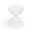 Beaumont Lane White Metal End Table