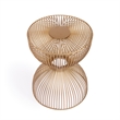 Beaumont Lane Gold Metal End Table