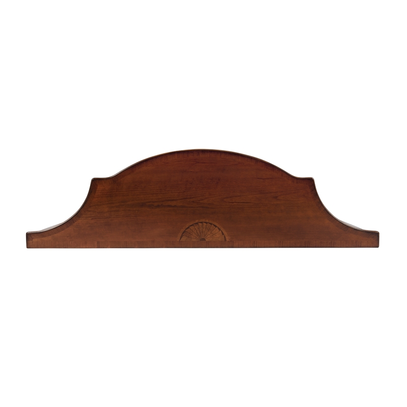 Beaumont Lane Ash Burl Console Table in Brown