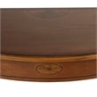 Beaumont Lane Ash Burl Console Table in Brown