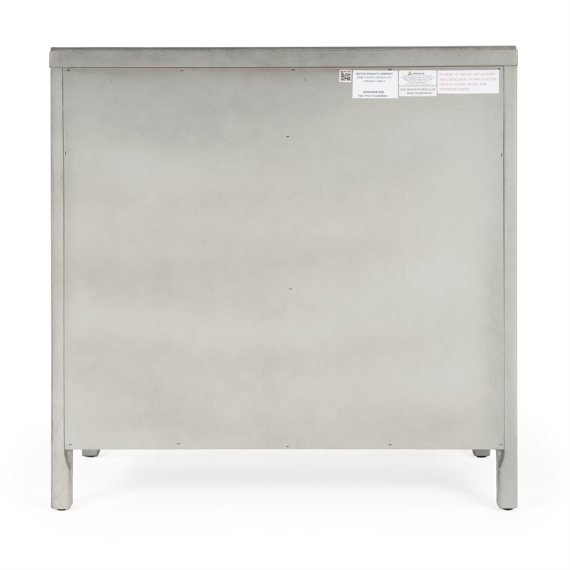 Beaumont Lane Gray Console Cabinet