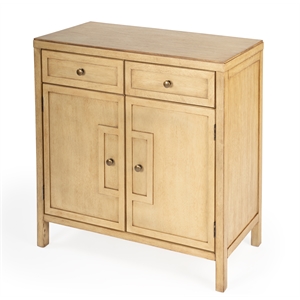 Beaumont Lane Natural Wood Console Cabinet