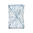 Beaumont Lane White and Blue Bone Inlay End Table