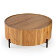 Beaumont Lane Natural Round Wood Coffee Table