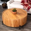 Beaumont Lane Natural Round Wood Coffee Table