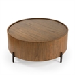Beaumont Lane Brown Round Wood Coffee Table