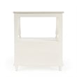 Beaumont Lane Marble Nightstand in White