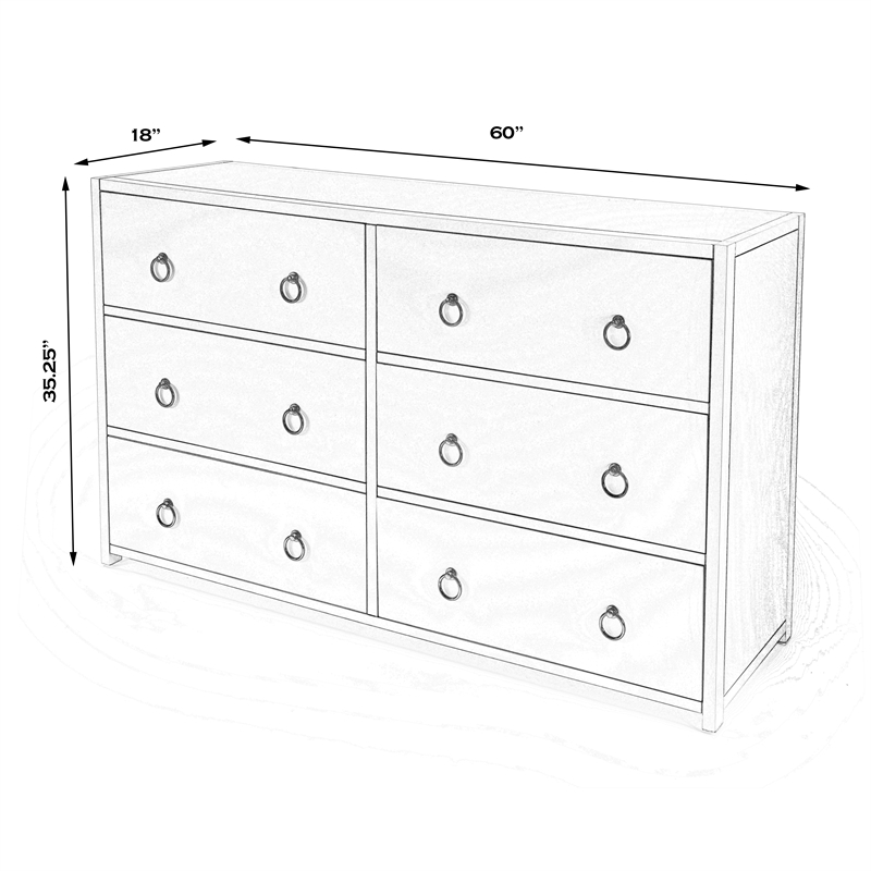 Beaumont Lane Natural Wood 3 Drawer Chest 