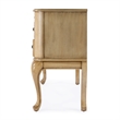 Beaumont Lane Engineered Wood Rectangular Vanity Desk in Antique Beige
