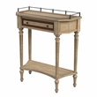 Beaumont Lane Traditional Beige One Drawer Wood Console Table