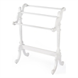 Beaumont Lane Traditional Solid Wood Blanket Stand in Cottage White