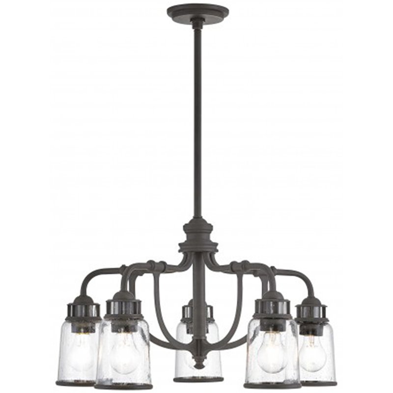 Beaumont Lane Contemporary 5 Light Dinette Chandelier in Bronze
