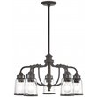 Beaumont Lane Contemporary 5 Light Dinette Chandelier in Bronze