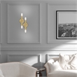 Beaumont Lane Mid-Century 2-Light Metal ADA Wall Sconce in Satin Brass