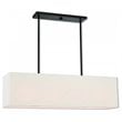 Beaumont Lane Contemporary 4 Light Linear Chandelier in English Bronze