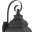 Beaumont Lane Contemporary 2 Light Outdoor Wall Lantern in Black
