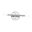 Beaumont Lane Mid-Century 2-Light Mid-Century Metal Sconce in Polished Chrome