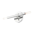 Beaumont Lane Mid-Century 2-Light Mid-Century Metal Sconce in Polished Chrome