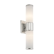Beaumont Lane Transitional 2-Light Metal Wall Sconce in Polished Nickel
