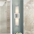 Beaumont Lane Transitional 2-Light Metal Wall Sconce in Polished Nickel