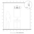 Beaumont Lane Contemporary Steel 3 Light Bath Vanity in Black