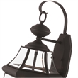 Beaumont Lane Traditional 2-Light Brass Outdoor Wall Lantern in Bronze