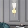 Beaumont Lane Contemporary ADA Wall Sconce in Polished Brass