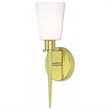 Beaumont Lane Contemporary ADA Wall Sconce in Polished Brass