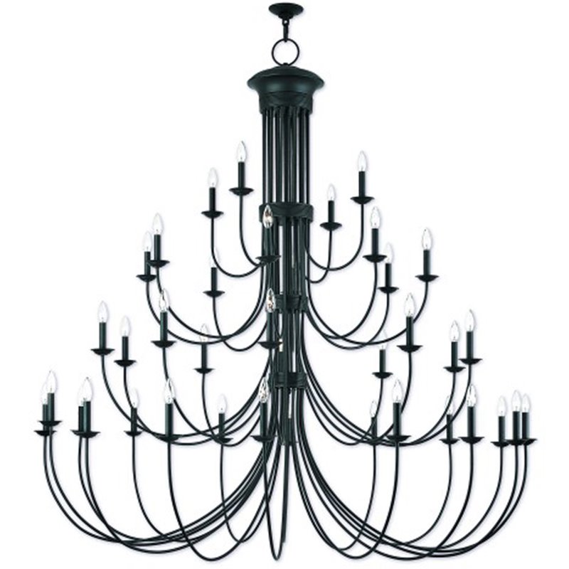Beaumont Lane Contemporary 38 Light Grand Chandelier in Bronze