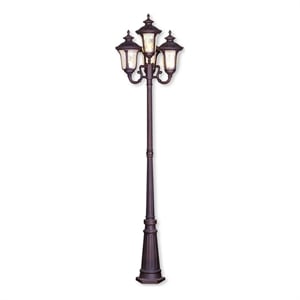 Beaumont Lane Contemporary 4 Light Bronze Outdoor Post Light