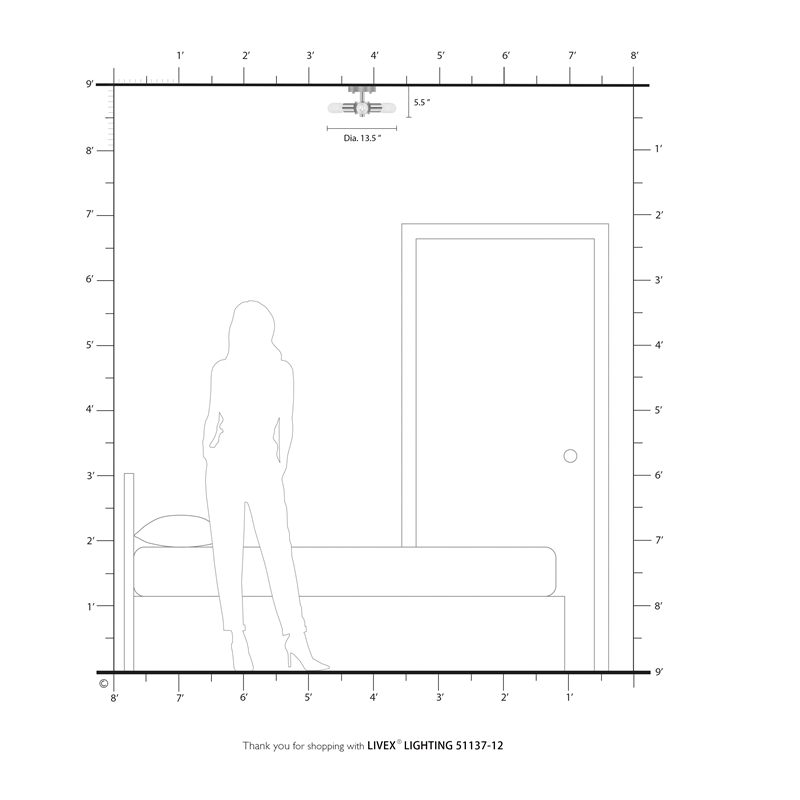 Beaumont Lane Mid-Century 3-Light Mid-Century Metal Ceiling Mount in Satin Brass