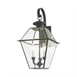 Beaumont Lane Contemporary Brass Outdoor Wall Lantern in Charcoal