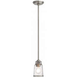 Beaumont Lane Contemporary Mini Pendant Light in Brushed Nickel