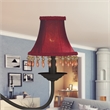 Beaumont Lane Contemporary Polyester One Light Red Lamp Shade