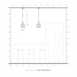 Beaumont Lane Contemporary 3 Light Antique Brass Chain Hang/Ceiling Mount