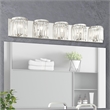 Beaumont Lane Contemporary Bath Light in Brushed Brushed Nickel