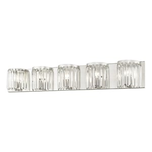 Beaumont Lane Contemporary Bath Light in Brushed Brushed Nickel